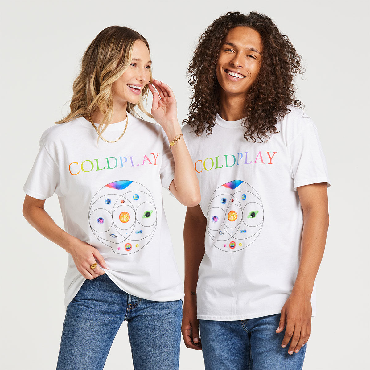 MUSIC OF THE SPHERES WHITE WORLD TOUR 2022 TEE