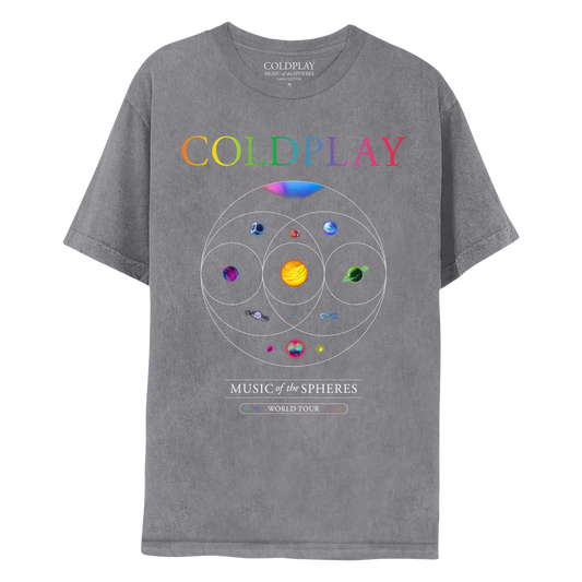 Music Of The Spheres World Tour 2024 Tee - Grey