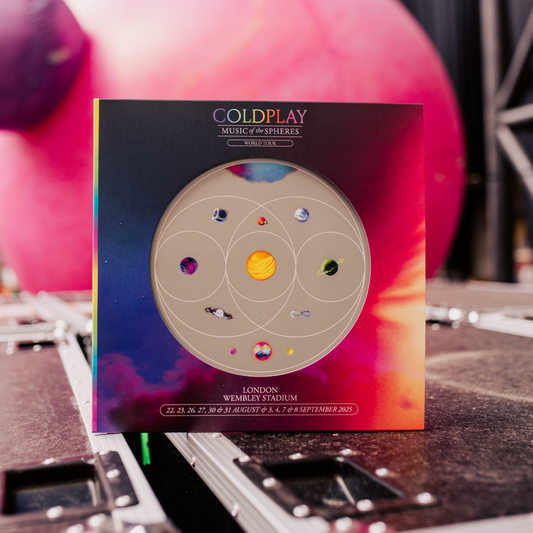 MUSIC OF THE SPHERES WORLD TOUR LONDON 2025 TOURBOOK