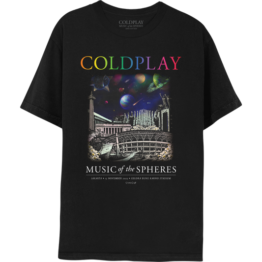 JAKARTA NOVEMBER MUSIC OF THE SPHERES TOUR TEE - Limited Edition