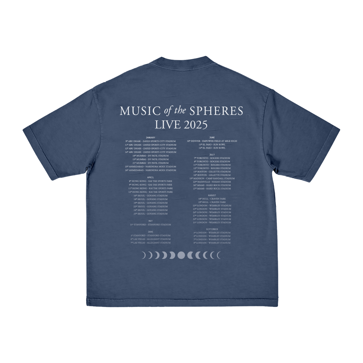 2025 MUSIC OF THE SPHERES BAND PHOTO TEE