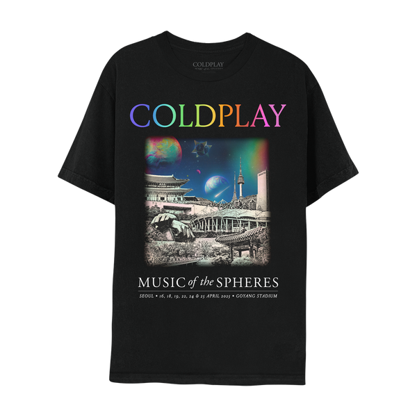 SEOUL APRIL 2025 MUSIC OF THE SPHERES LIMITED EDITION TOUR TEE