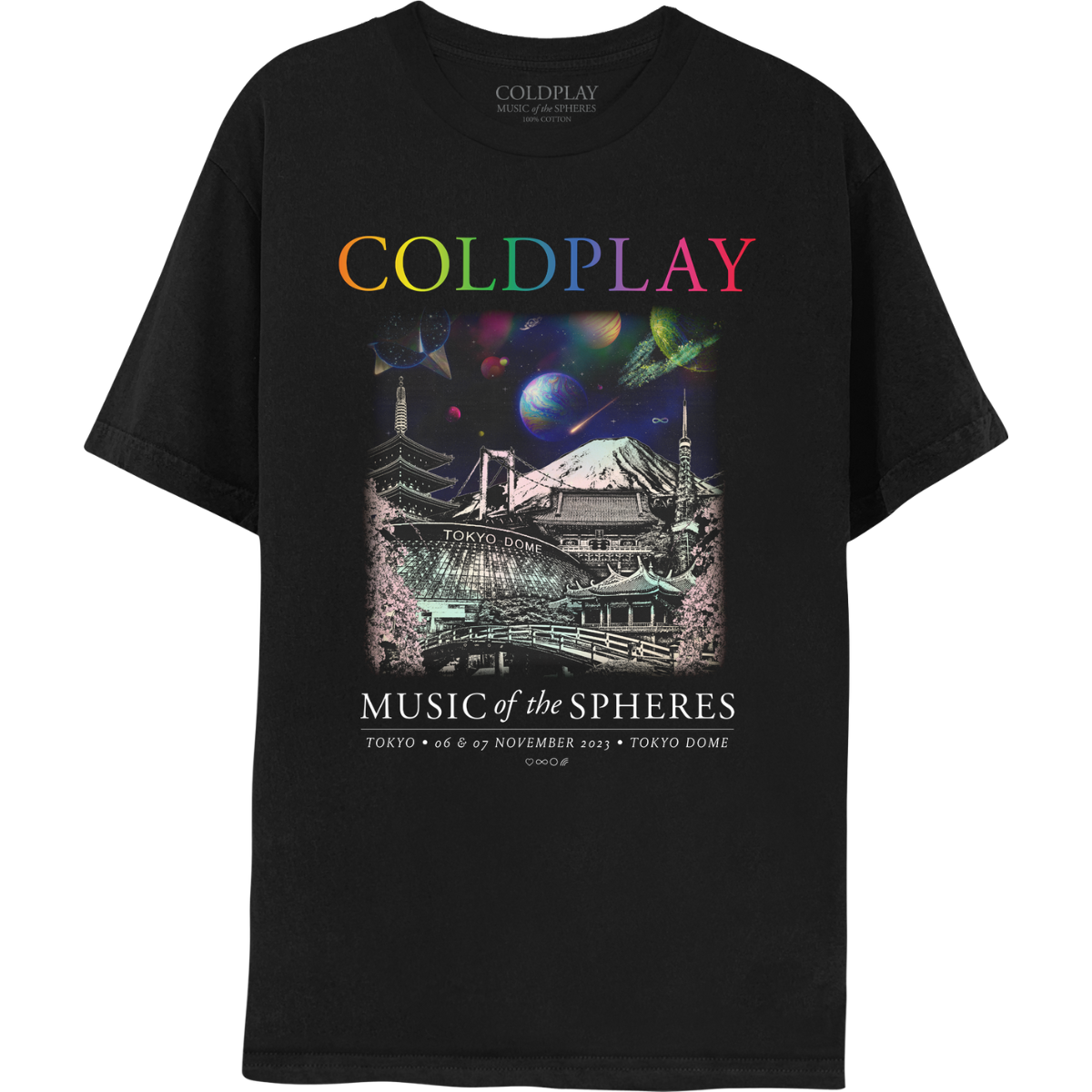 TOKYO NOVEMBER MUSIC OF THE SPHERES TOUR TEE - Limited Edition