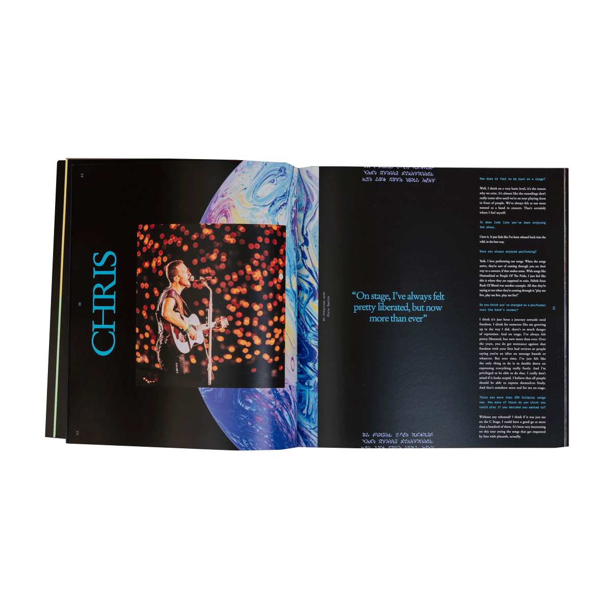 Music Of The Spheres 2024 Tourbook – Coldplay UK