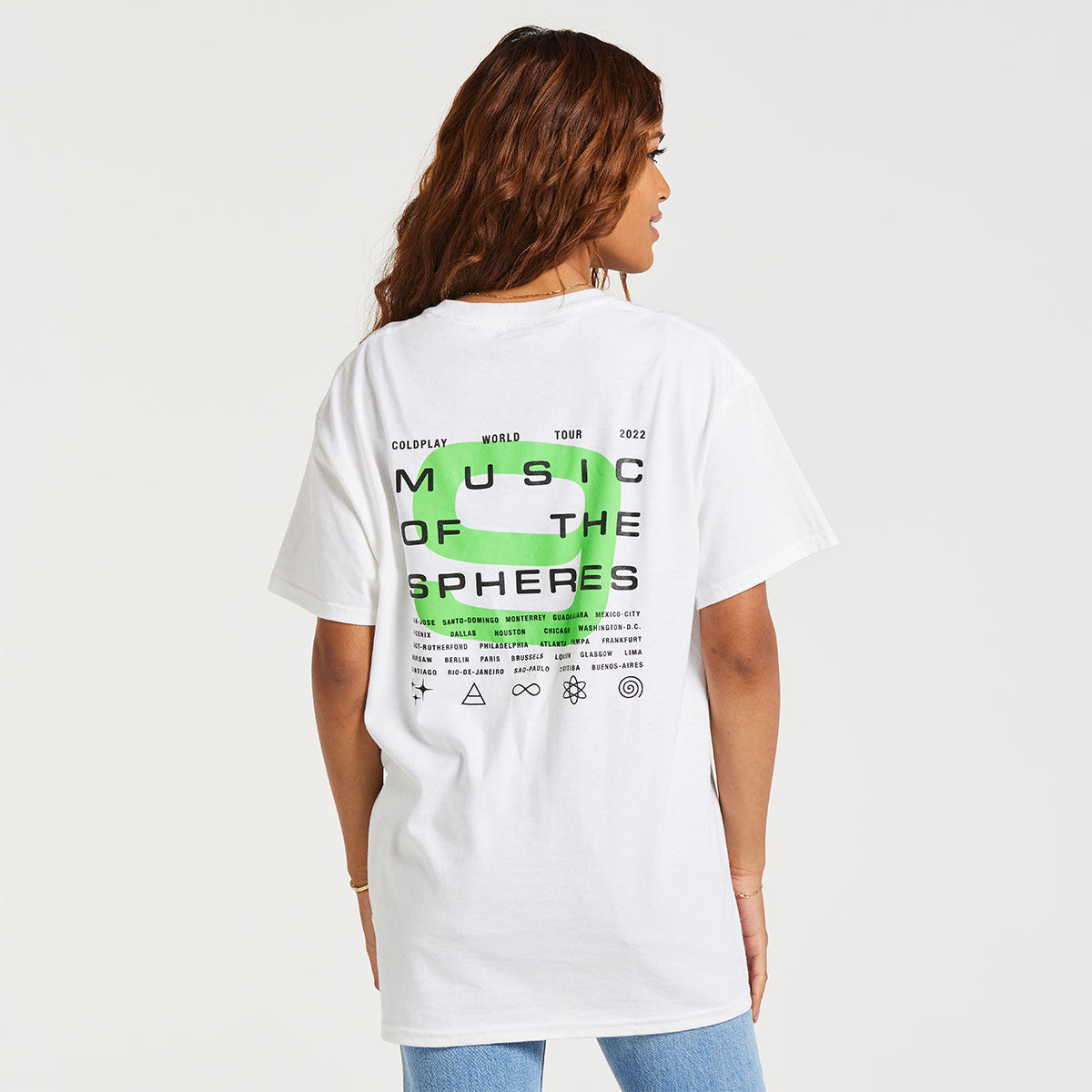 World Tour 2022 9 White Tee