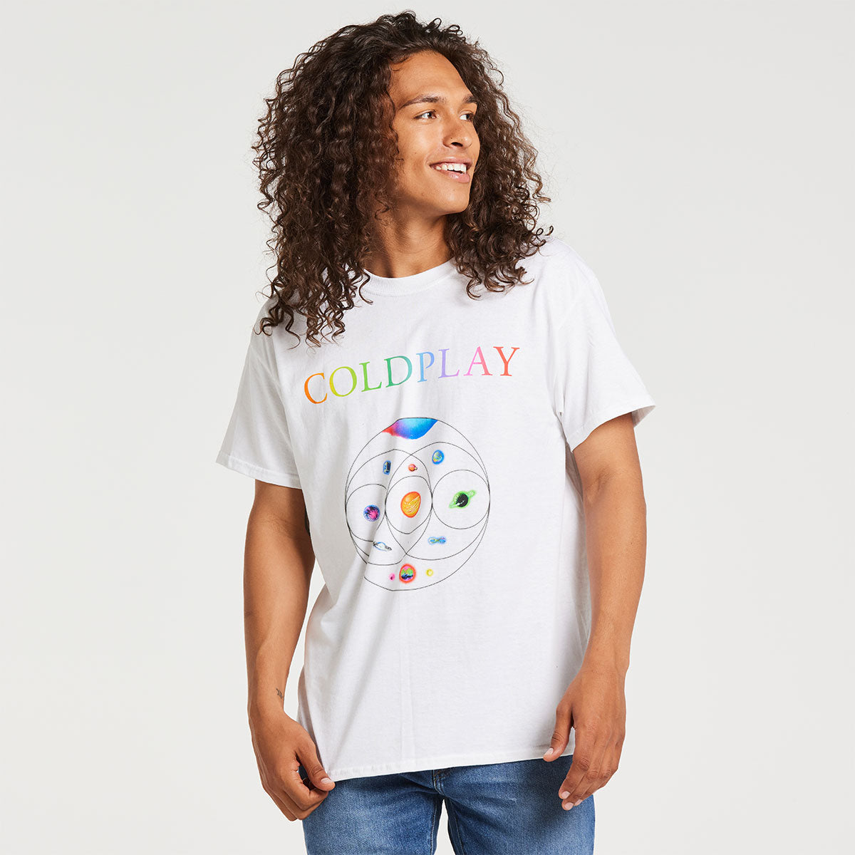 MUSIC OF THE SPHERES WHITE WORLD TOUR 2022 TEE